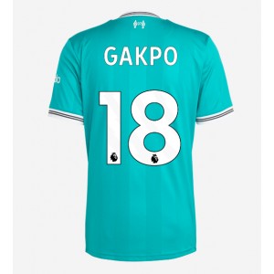 Liverpool Cody Gakpo #18 Jalkapallovaatteet Kolmaspaita 2025-26 Lyhythihainen